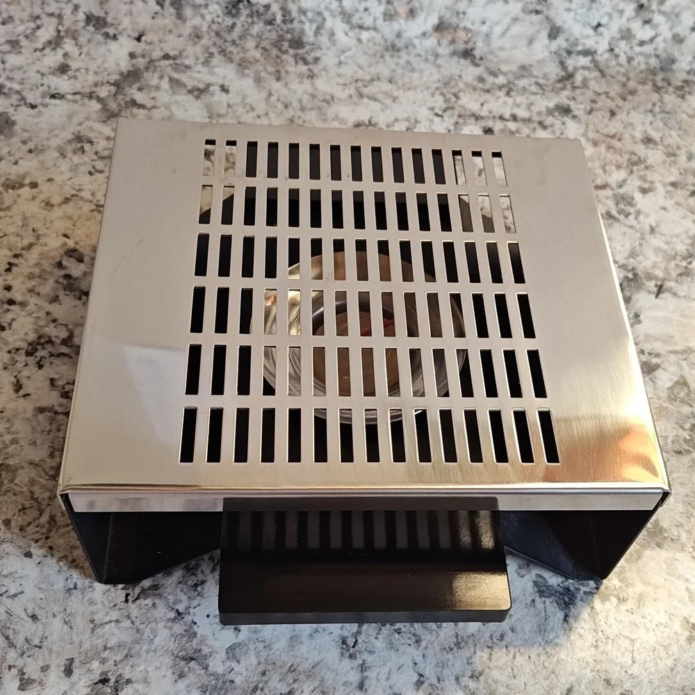 Spring Switzerland Stainless Steel Tea Warmer Modernist Teapot Stand 7